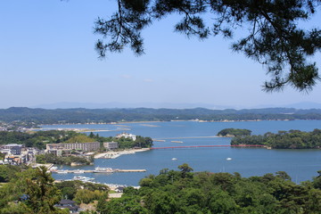 The scenery of Matsushima in Miyagi Prefecture, Japan