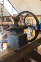 Old Iron Manual Coffee Grinder
