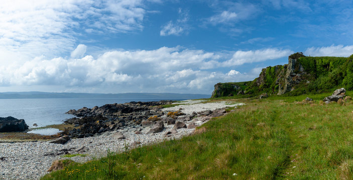 Coastal beach, Isle of Arran, Scotland, United Kingdom