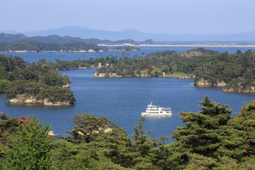 The scenery of Matsushima in Miyagi Prefecture, Japan