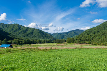 山間の村　開田高原