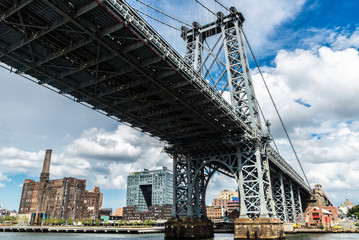 Naklejka premium Williamsburg Bridge in New York City, USA
