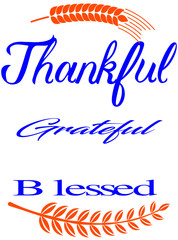 Thankful Grateful Blessed- Thankful Grateful Blessed Tee 