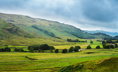 View on a Eskdale valley
