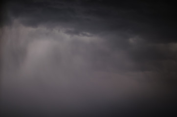 Fototapeta premium storm clouds and lightning