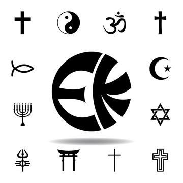 religion symbol, eckankar icon. Element of religion symbol illustration. Signs and symbols icon can be used for web, logo, mobile app, UI, UX