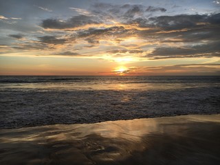 Obraz premium Sunset on Sri Lanka