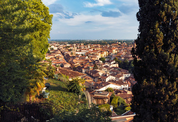 The best view on Verona during sunset