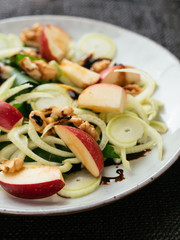 Fennel Apple Salad on Arugula