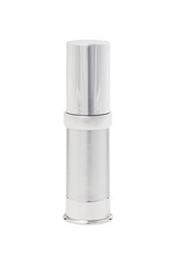 Gel, Foam Or Liquid Soap Dispenser empty Plastic white Bottle isolated. Blank bottle on white background. - Image