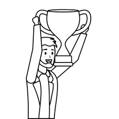 Businessman avatar cartoon design