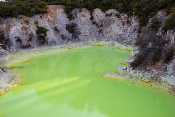 The Devil's Bath at Wai-O-Tapu geothermal area