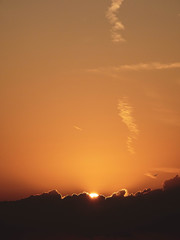 sun in the sky, clouds 