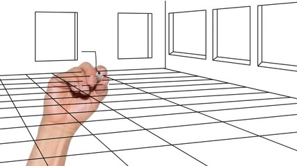 bureau tableau transparent