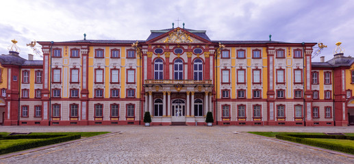 Fototapeta na wymiar Bruchsal Palace, Bruchsal, Baden-Wuerttemberg, Germany, Europe