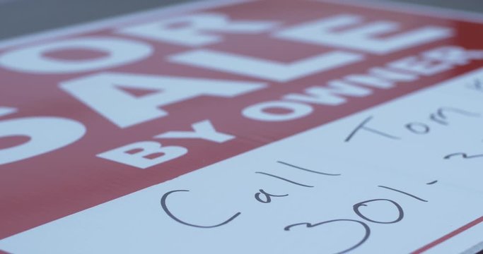 Local Real Estate Agent and Home Owner Sign