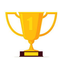 First place gold cup trophy