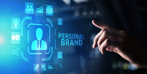 Personal branding brand development business education concept.