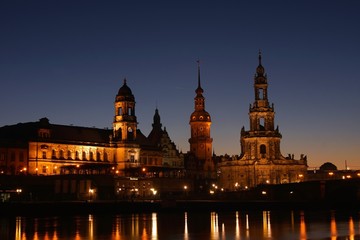 Fototapeta na wymiar Stadtpanorama Dresden