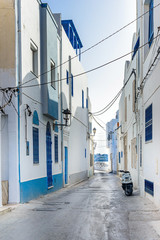 Desert Street in North Africa, Mahdia, Tunisia