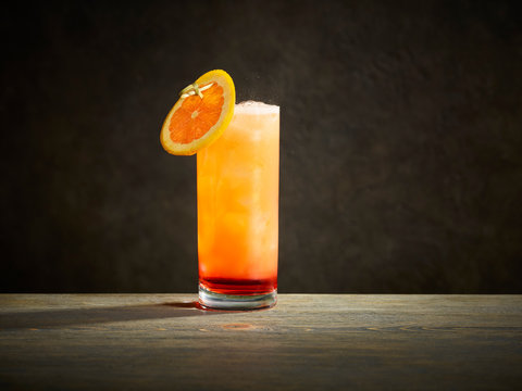Campari Cocktail with Orange