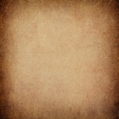 Grunge background brown, paper texture, vintage, retro, rough, frame, dark, beige, stains, old paper