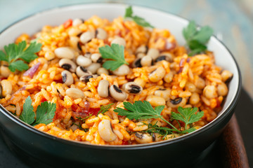 Mexican Rice with Black-eyed Peas