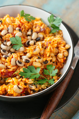 Mexican Rice with Black-eyed Peas
