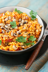 Mexican Rice with Black-eyed Peas