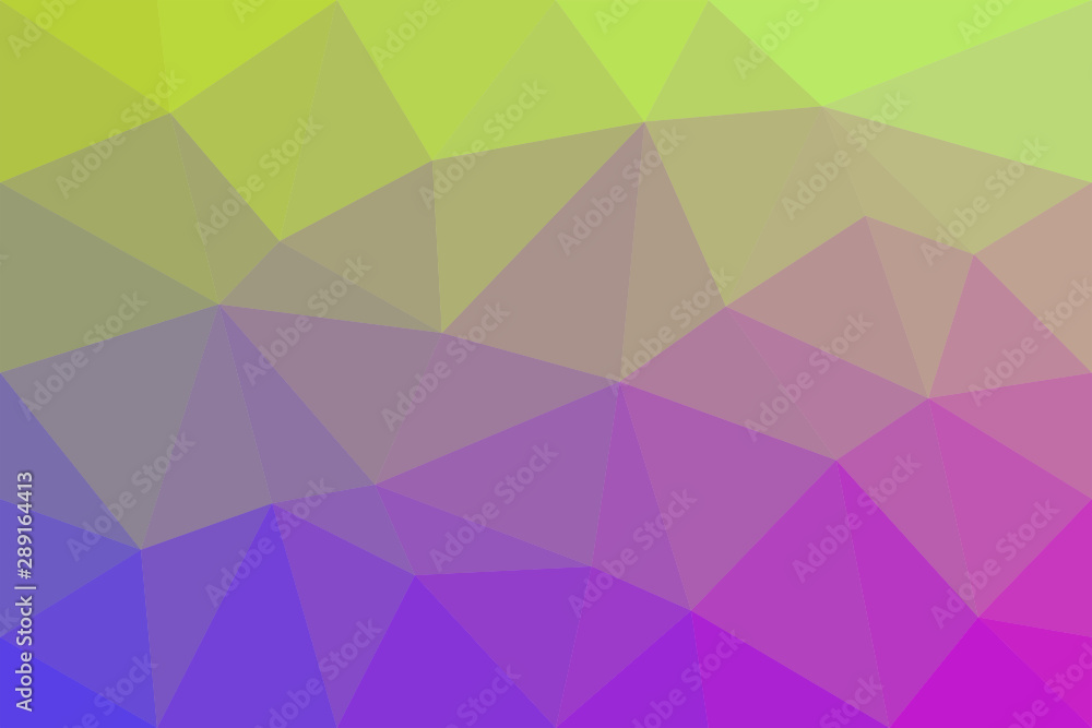 Poster geometrical abstract triangle tiled pattern background - vector graphic from triangles in colorful t