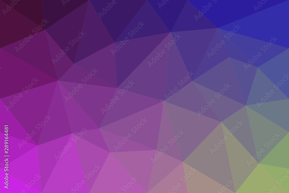Poster geometrical abstract triangle tiled pattern background - vector graphic from triangles in colorful t