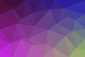 Geometrical abstract triangle tiled pattern background - vector graphic from triangles in colorful tones