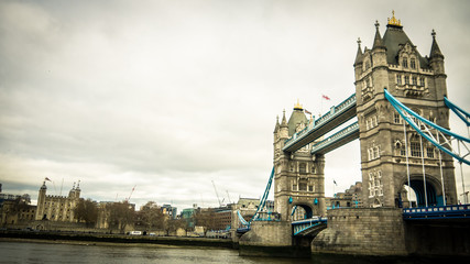 Tower bridge and London Tower