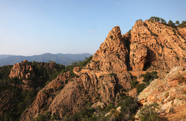 Fototapeta na wymiar view of Corsica Island