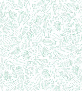 Motif de feuille pour arri&egrave;re-plan, d&eacute;coration, ornement, tapisserie, tissu, fleurs et nature