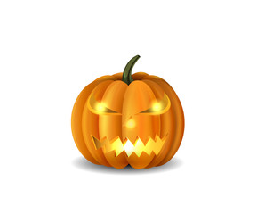 Scary Jack O Lantern halloween pumpkin