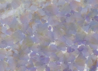 Detailed close-up grunge clouds abstract background. Dry brush strokes hand drawn oil painting on canvas texture. Creative simple pattern for graphic work, web design or wallpaper. Chaotic splashes.