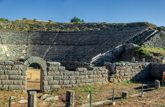 Magnificent Greek theater in Dodona, Ioannina