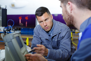 young apprentice in industry sector