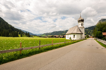 Vilalpsee, Alps, lake in mountains