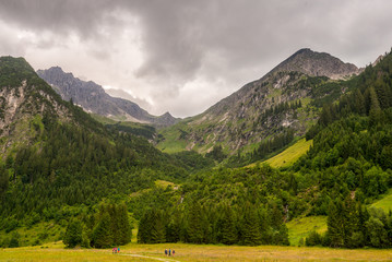 Obraz premium Vilalpsee, Alps, lake in mountains