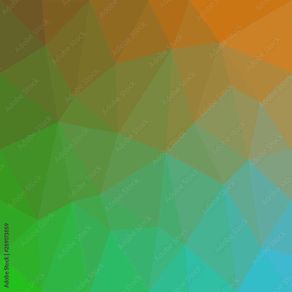 Poster geometrical abstract triangle tiled pattern background - vector graphic from triangles in colorful t