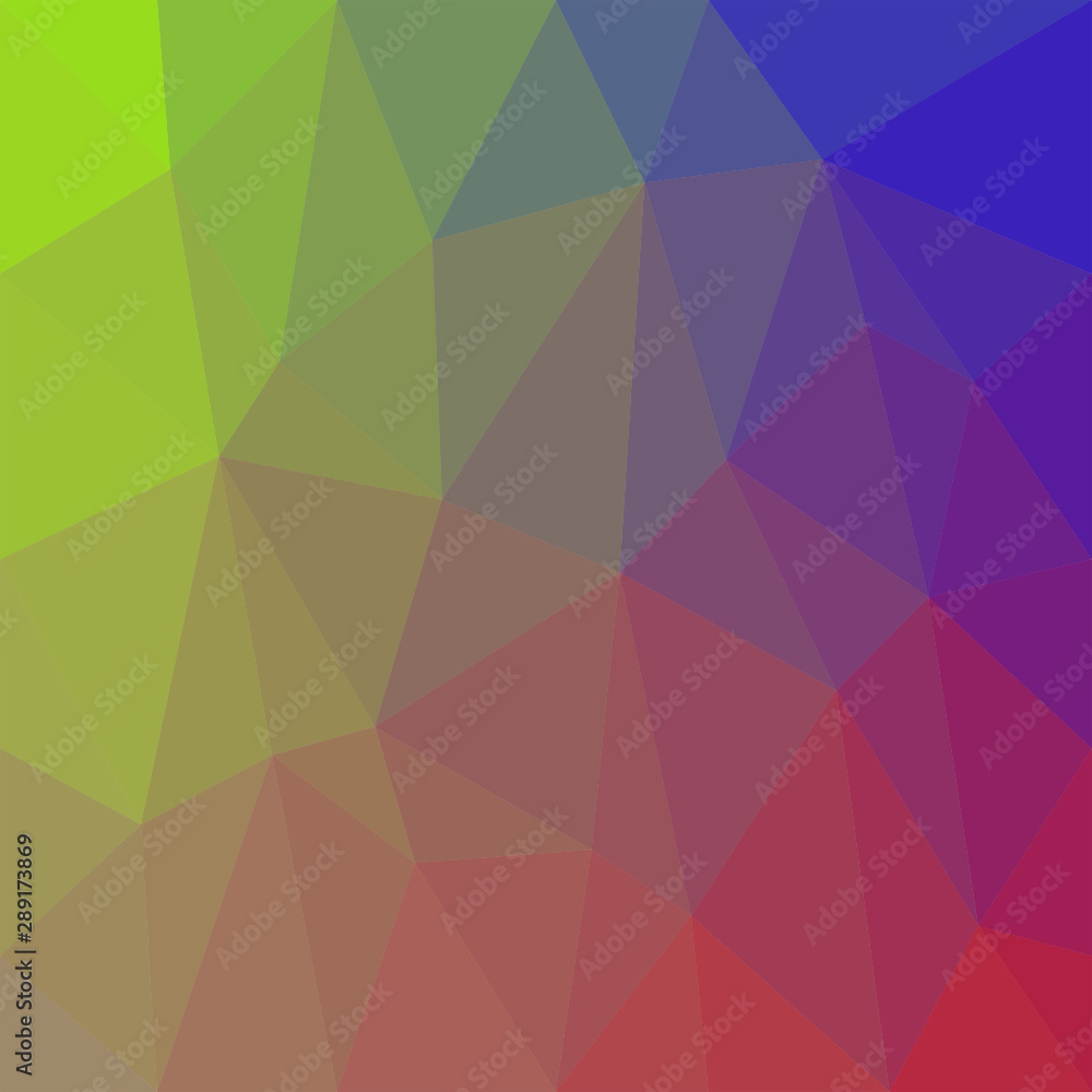 Poster geometrical abstract triangle tiled pattern background - vector graphic from triangles in colorful t