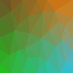 Obraz premium Geometrical abstract triangle tiled pattern background - vector graphic from triangles in colorful tones