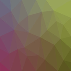 Geometrical abstract triangle tiled pattern background - vector graphic from triangles in colorful tones