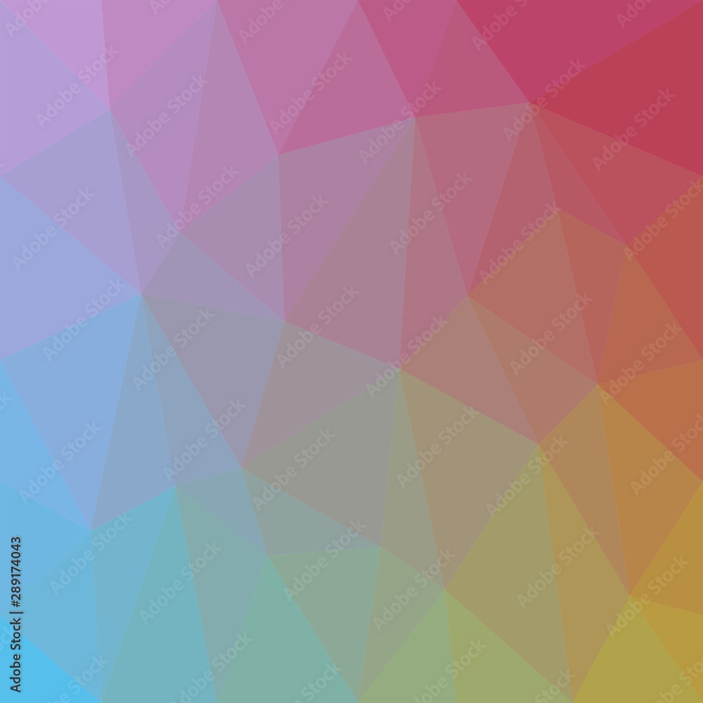 Poster abstract background with triangles