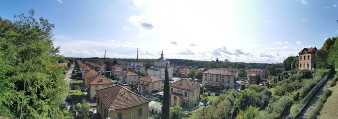 villaggio crespi panorama
