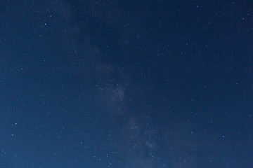 Night Sky with Stars and Milky Way
