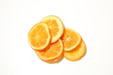 Naklejka na ściany i meble ドライドオレンジ
