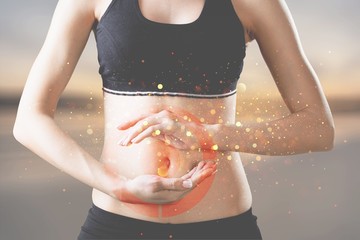 Abdomen balance beauty belly body bodycare - obrazy, fototapety, plakaty